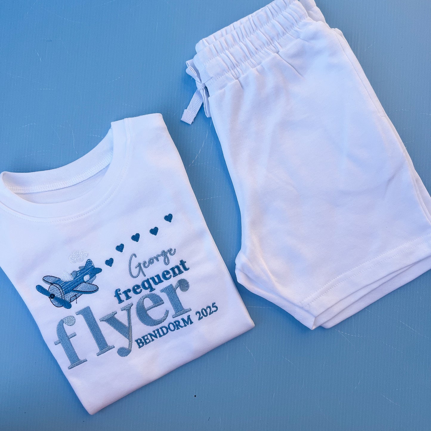 White Short Travel Set