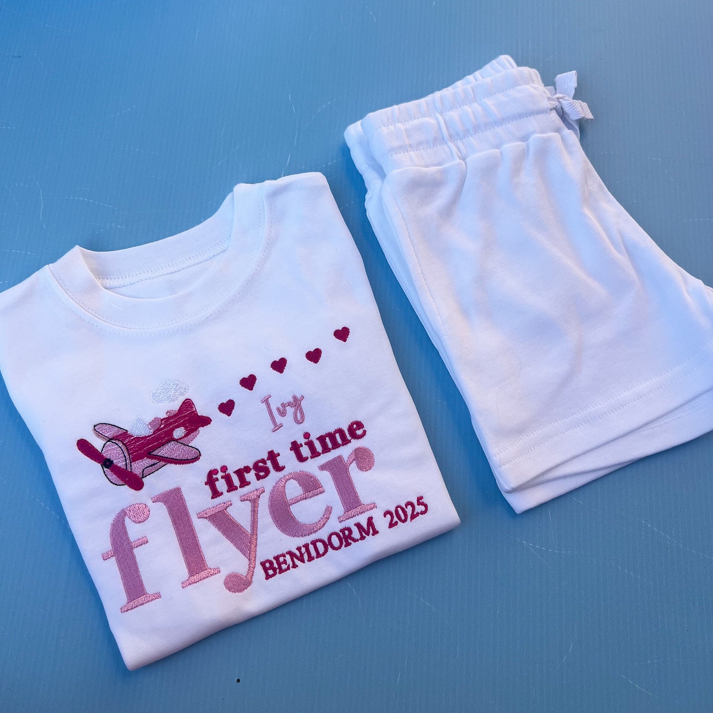 White Short Travel Set