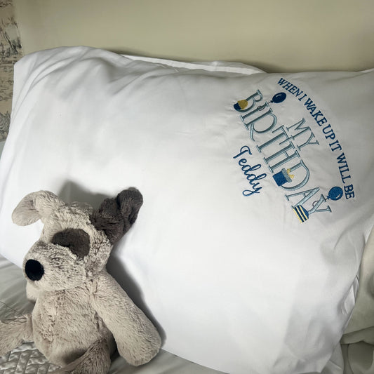 Birthday Pillow Case