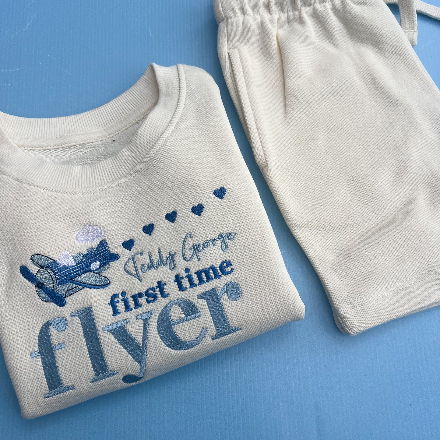 Flyer Oat Jumper & Short Set