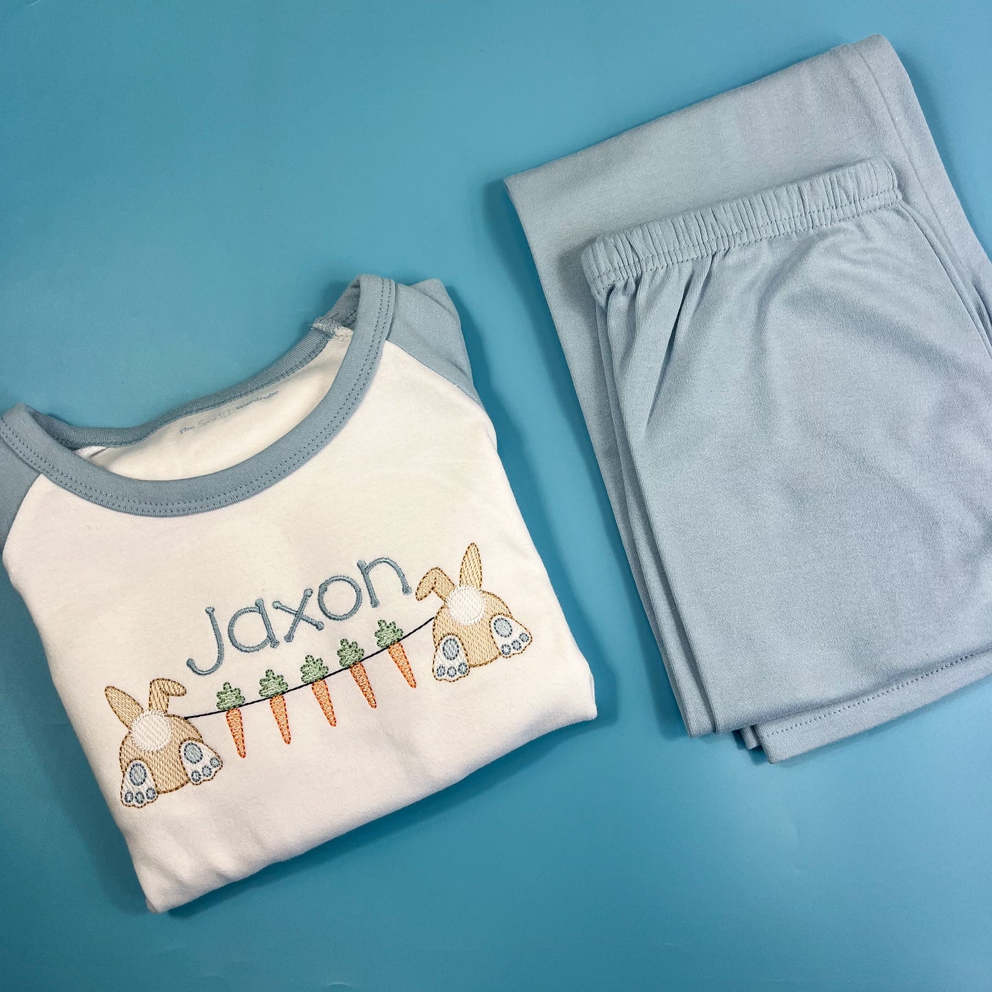 Carrot Bunting Easter Pyjamas