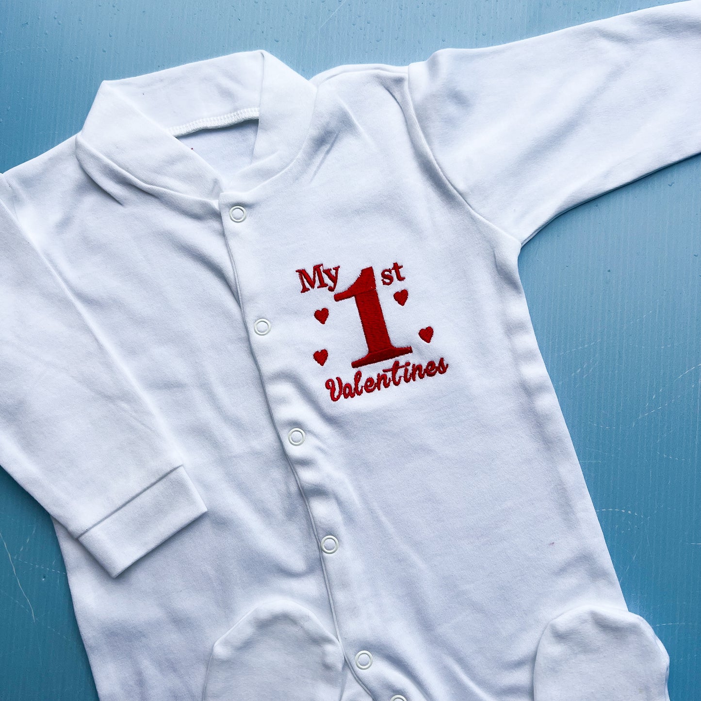 my 1st Valentines Babygrow