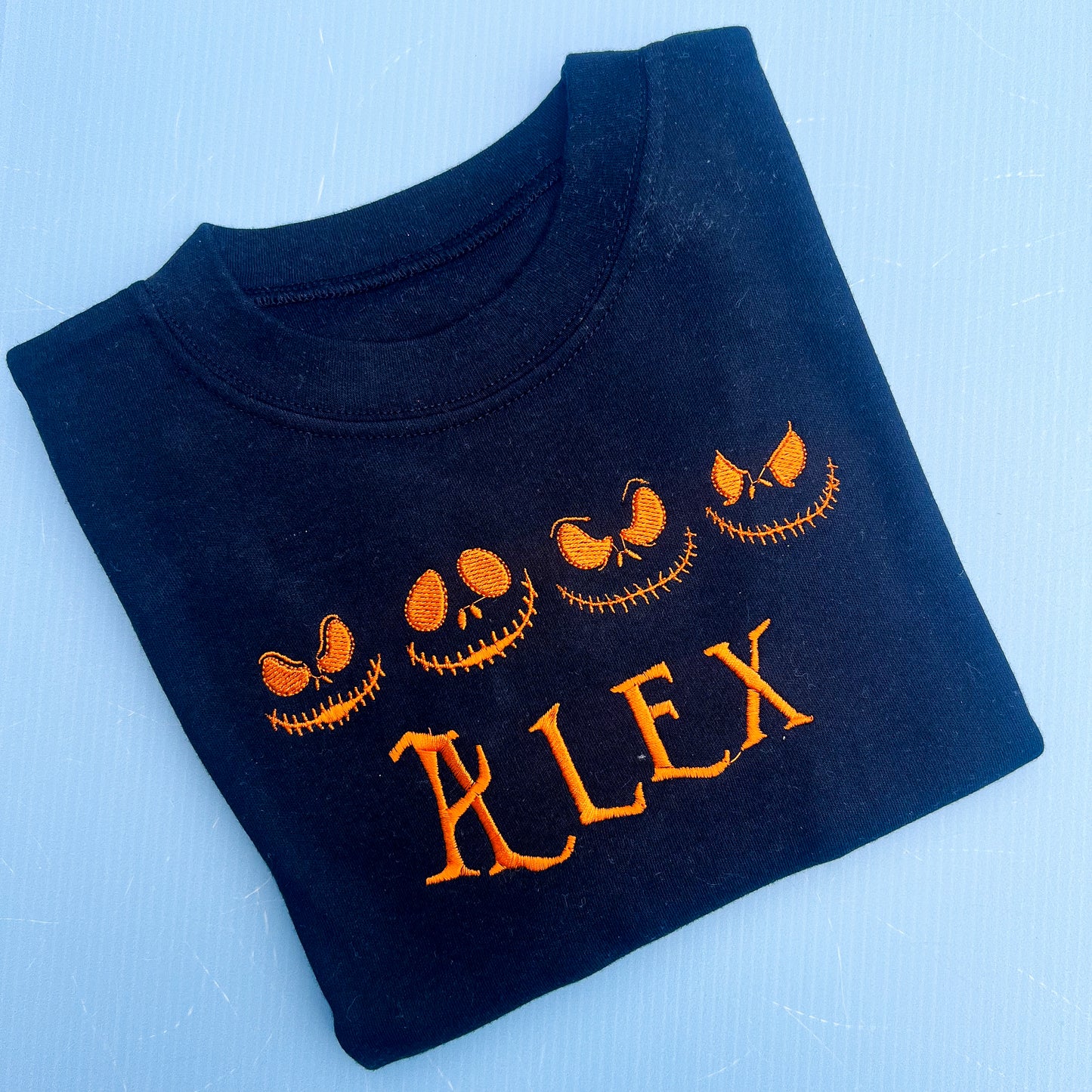 Orange Faces halloween Design