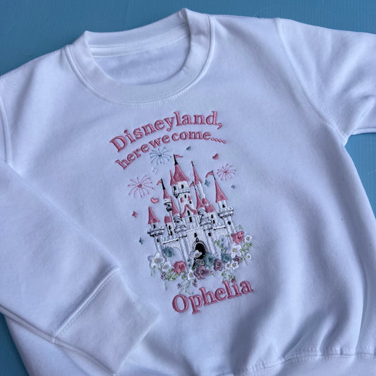 Disneyland Here We Come Castle