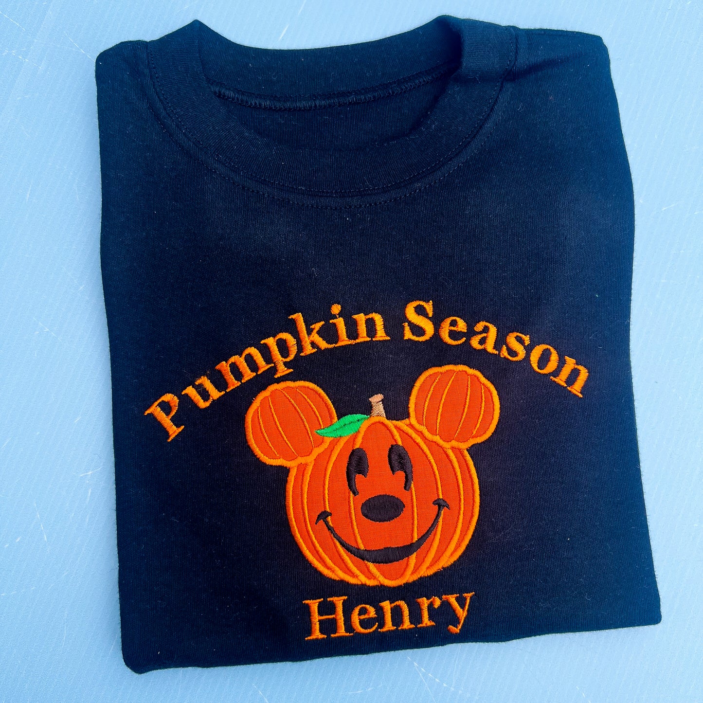 Mickey Mouse Pumpkin Design