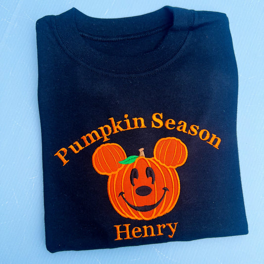 Mickey Mouse Pumpkin Design