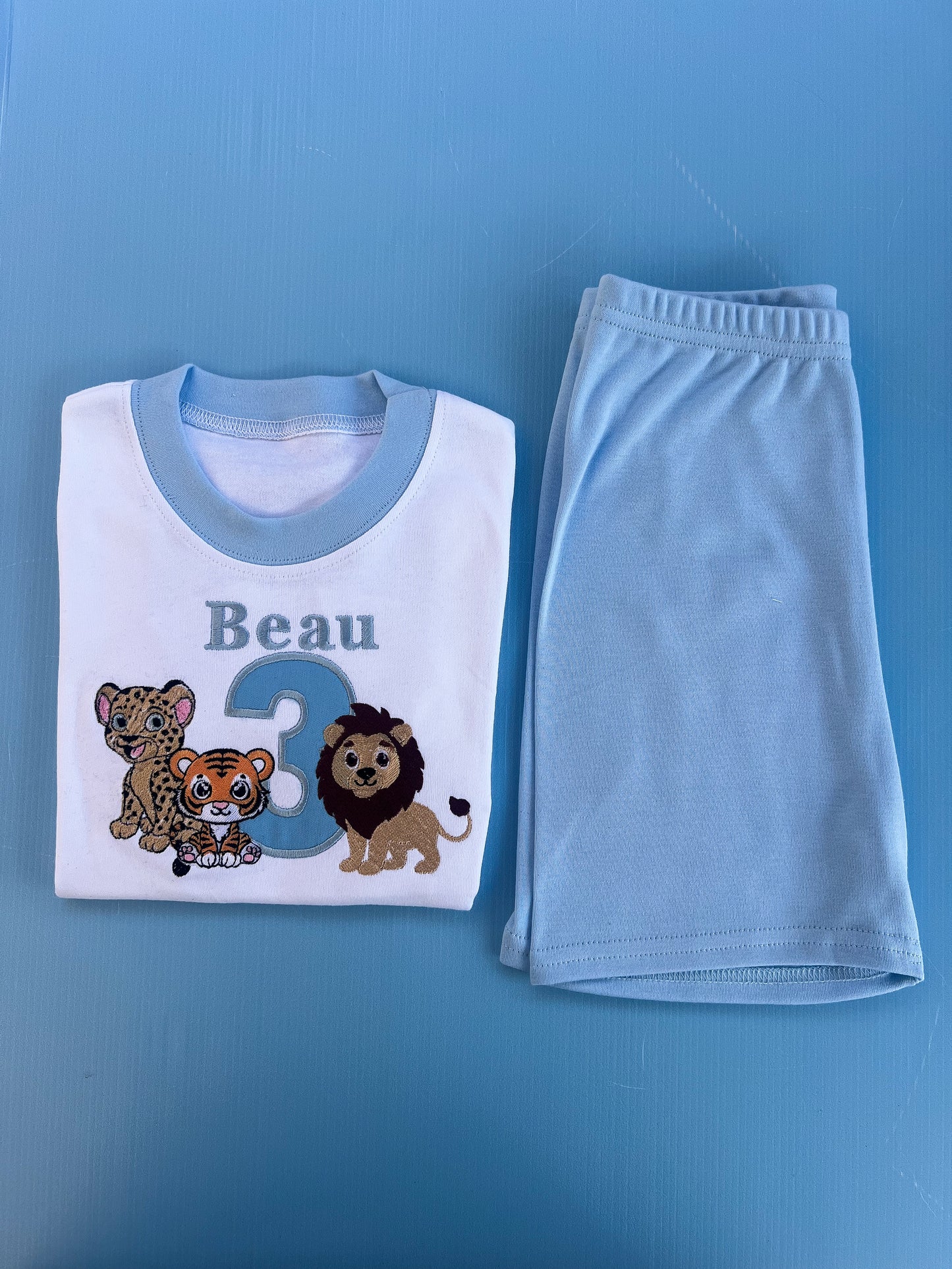 Safari Amimals Birthday Pyjamas