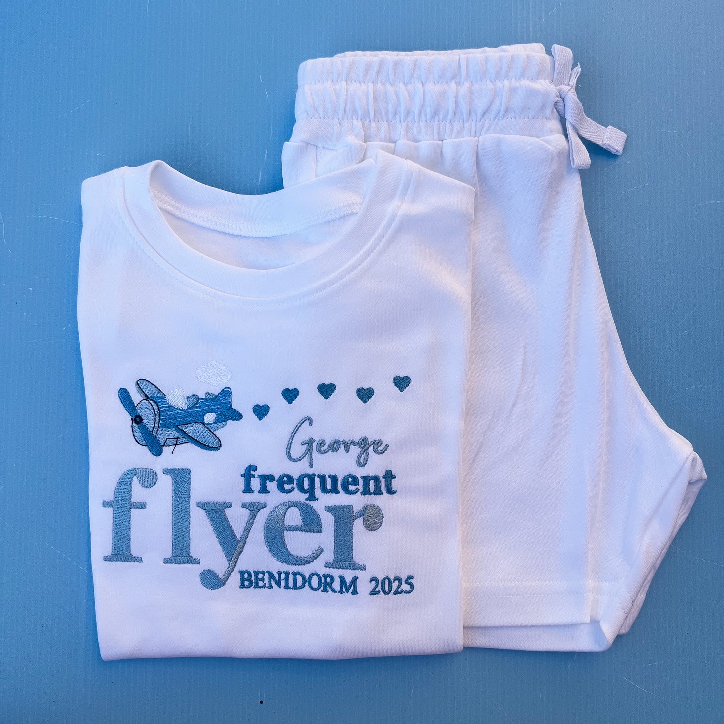 White Short Travel Set