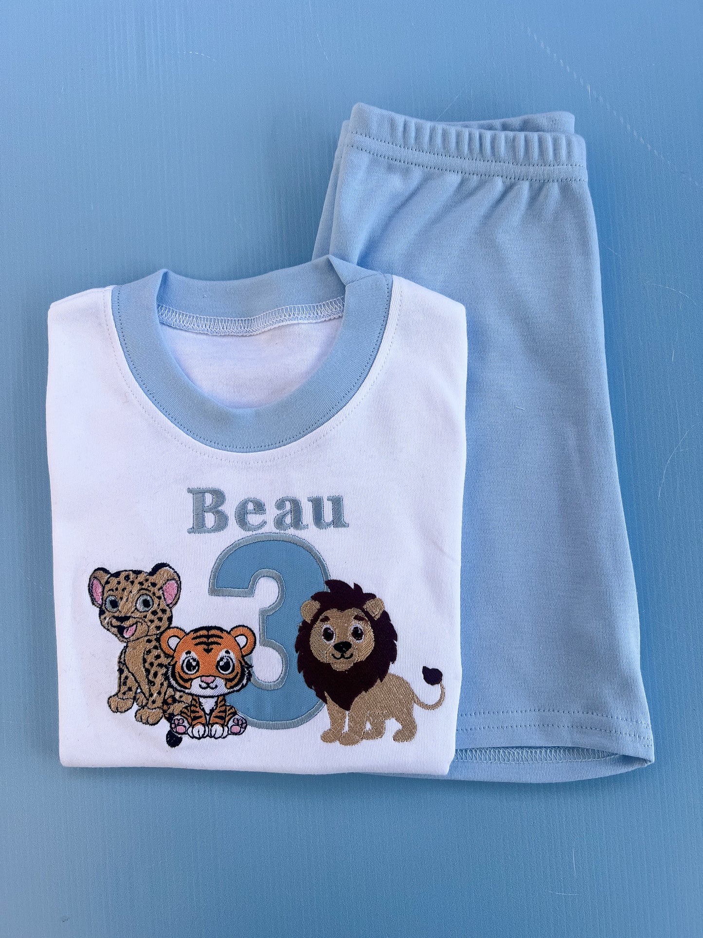 Safari Amimals Birthday Pyjamas