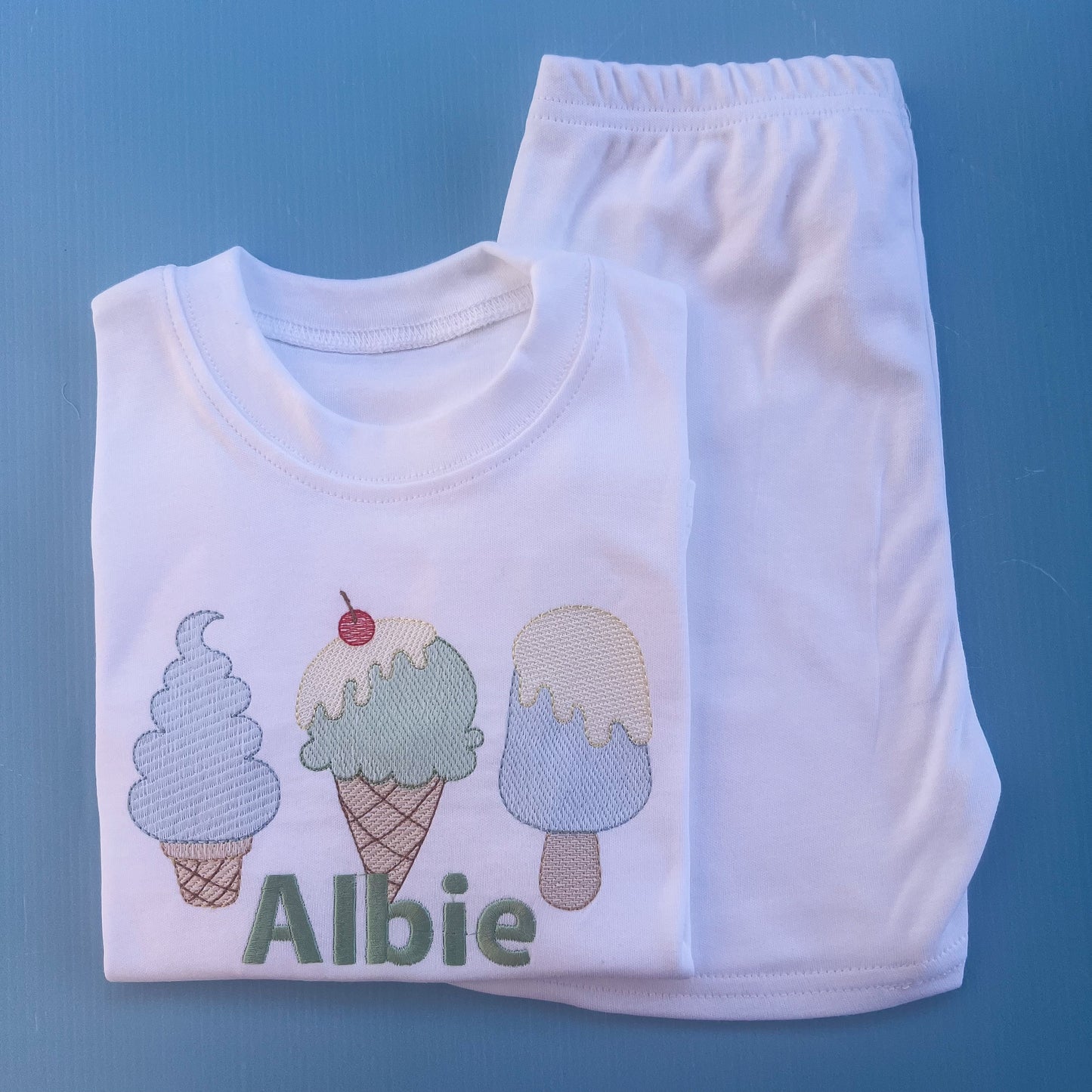 Ice Cream Short Set | Pyjamas | T-Shirt