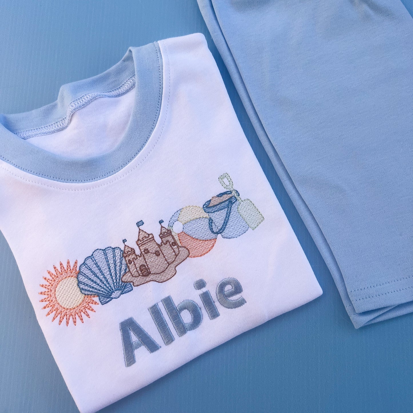 Beach Short Set | Pyjamas | T-Shirt