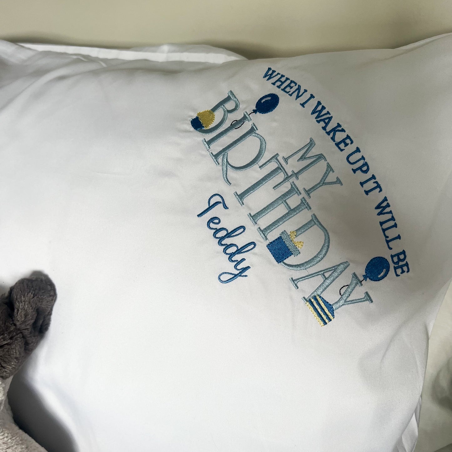 Birthday Pillow Case