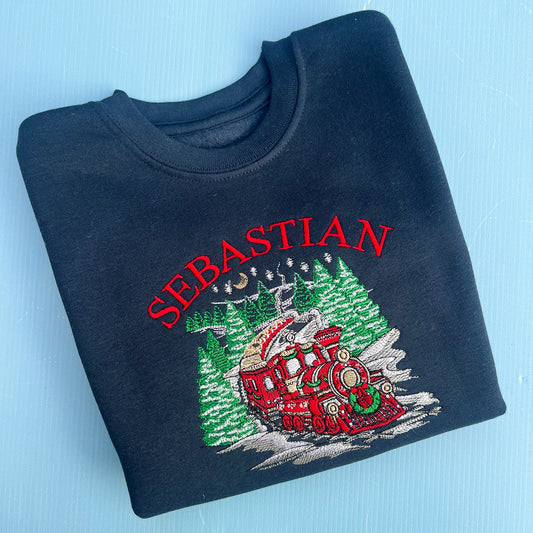 Traditional Christmas Steam Train Design