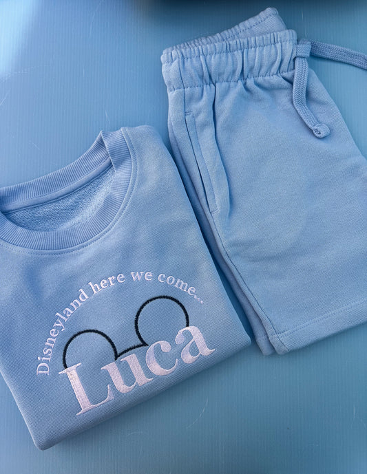 Disney Inspired Jumper & Short Set