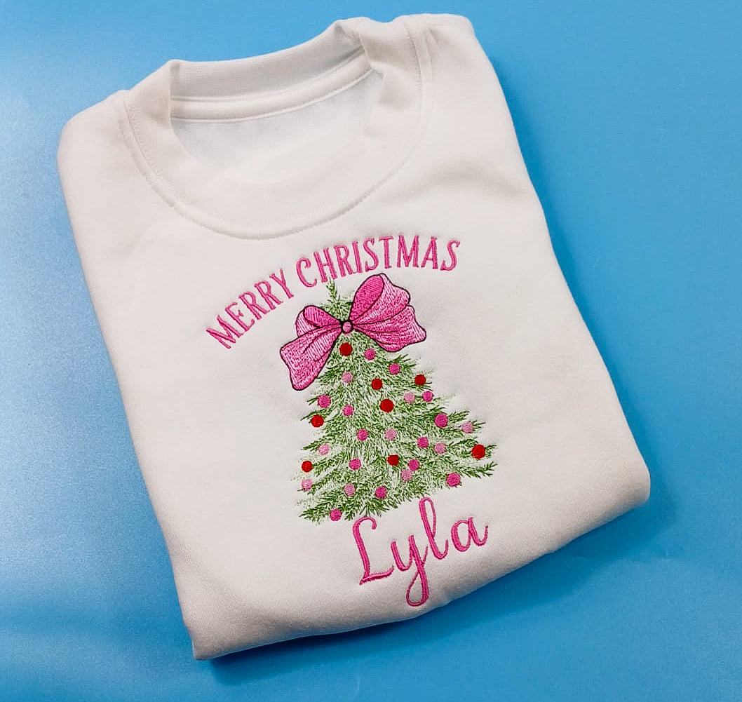 Bow Christmas Tree Design