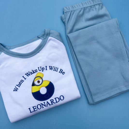 Minion Birthday Pyjamas