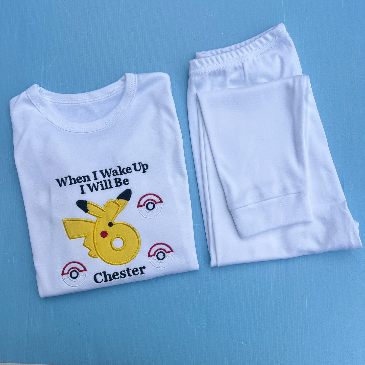 Pikatchu Inspired Birthday Pyjamas