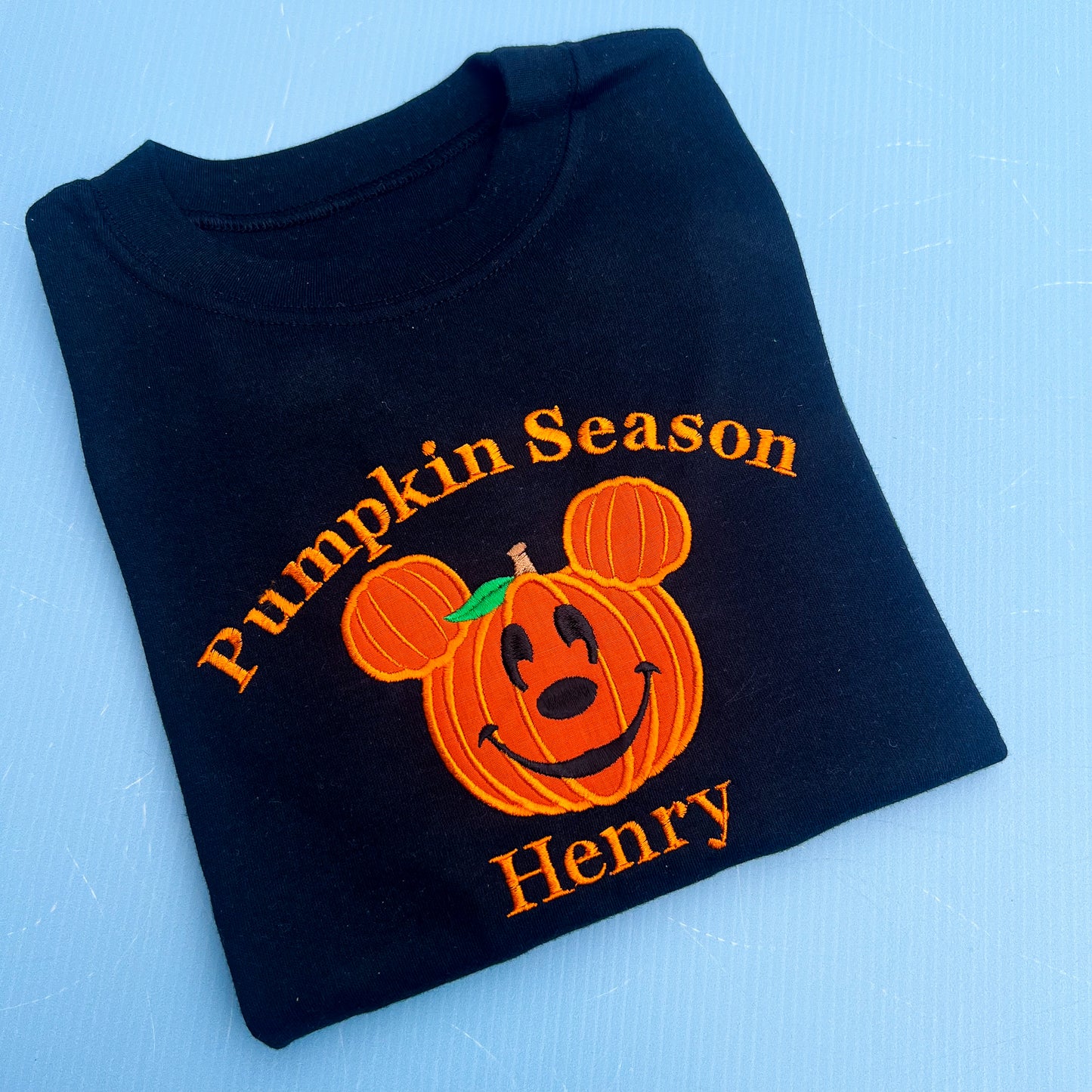 Mickey Mouse Pumpkin Design