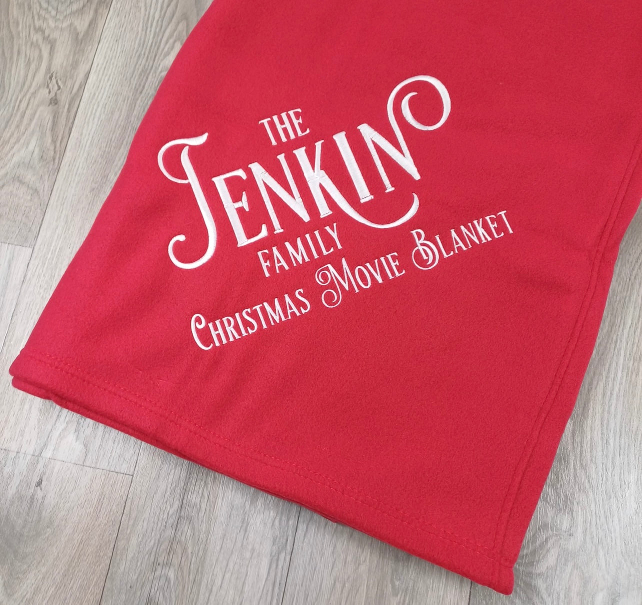 Family Christmas Blanket