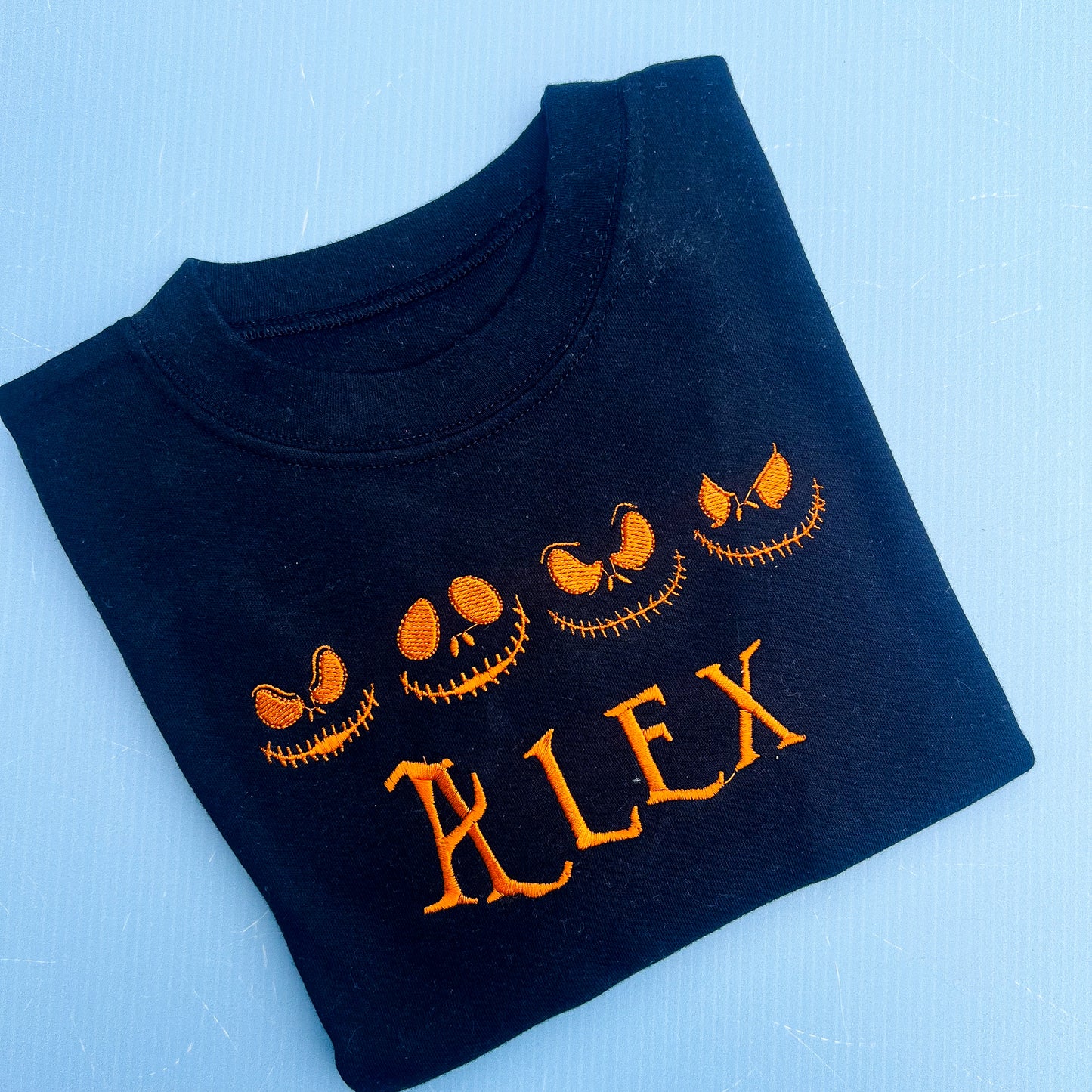 Orange Faces halloween Design