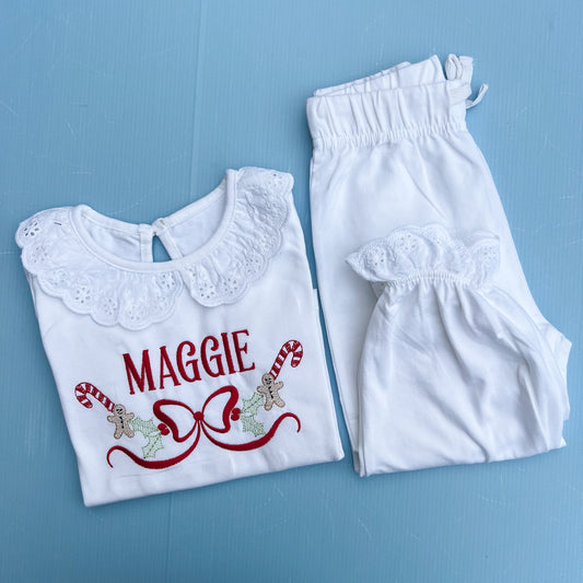 Christmas Half wreath Design