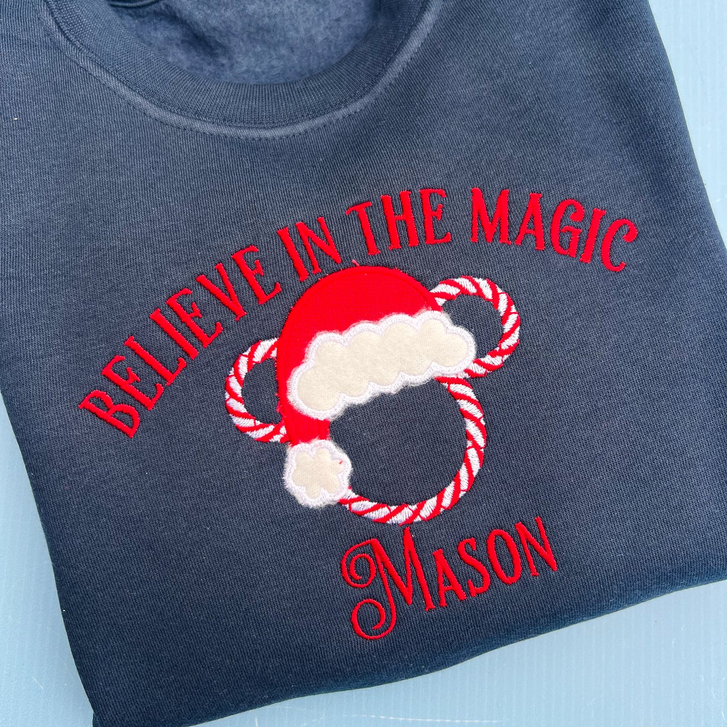 Mickey Mouse Candy Cane Jumper