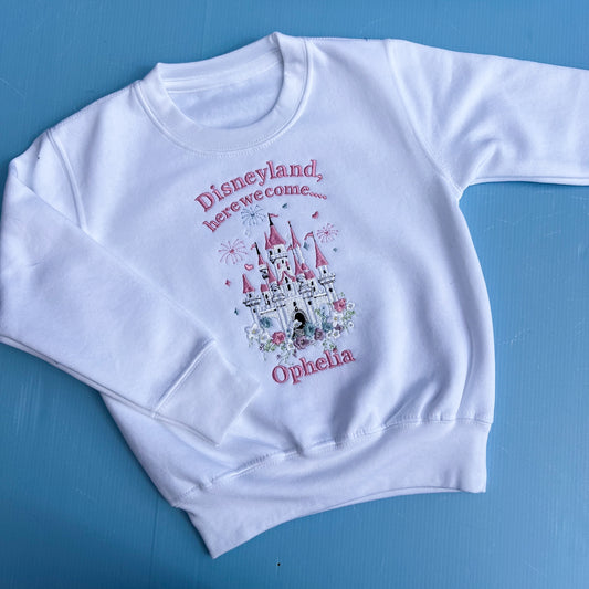 Disneyland Here We Come Castle