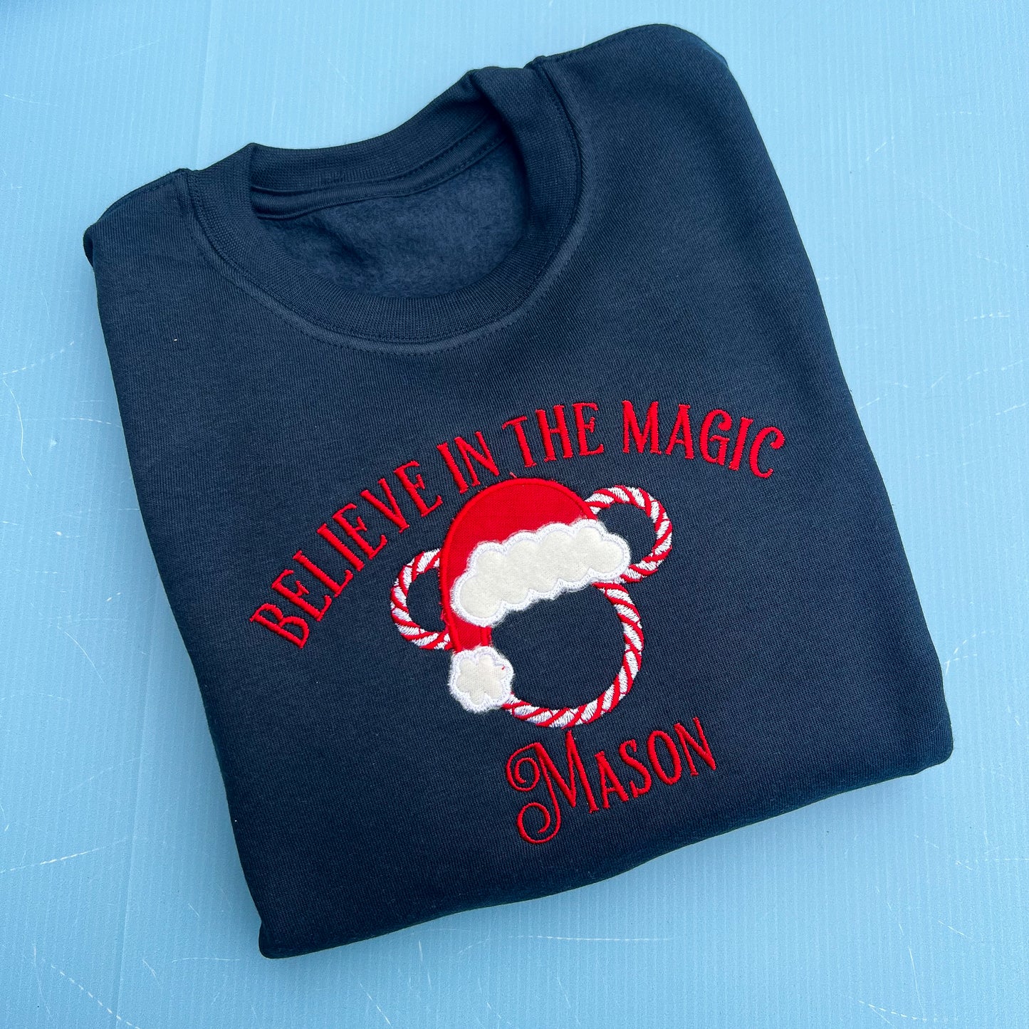 Mickey Mouse Candy Cane Jumper