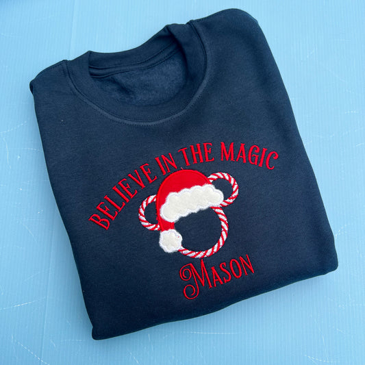 Mickey Mouse Candy Cane Jumper