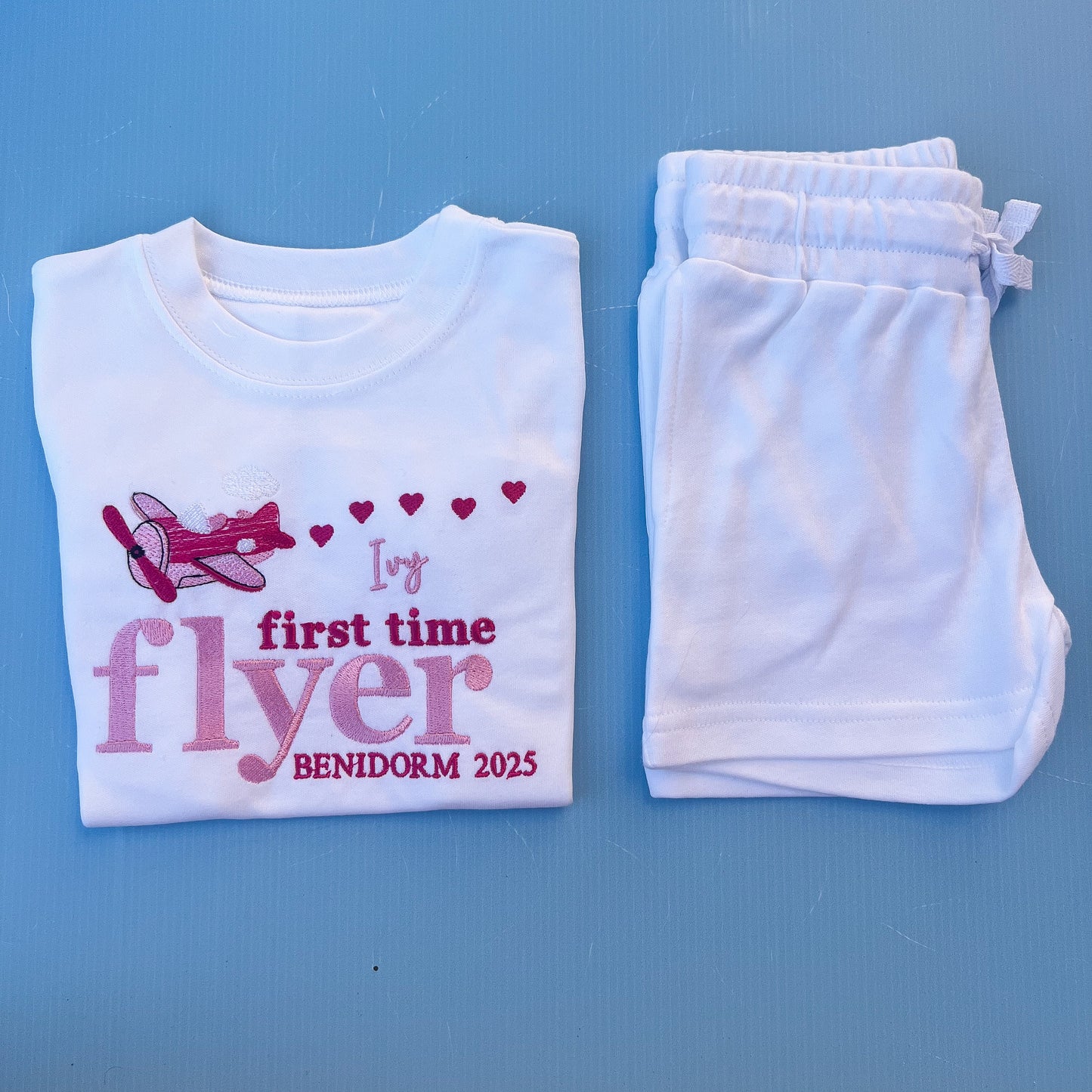 White Short Travel Set