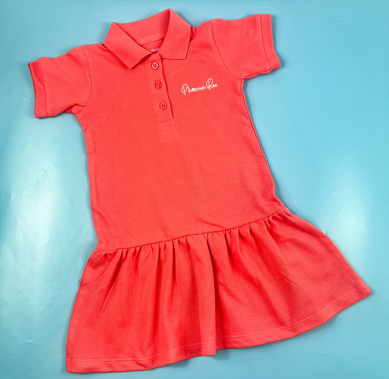 Coral Polo Dress