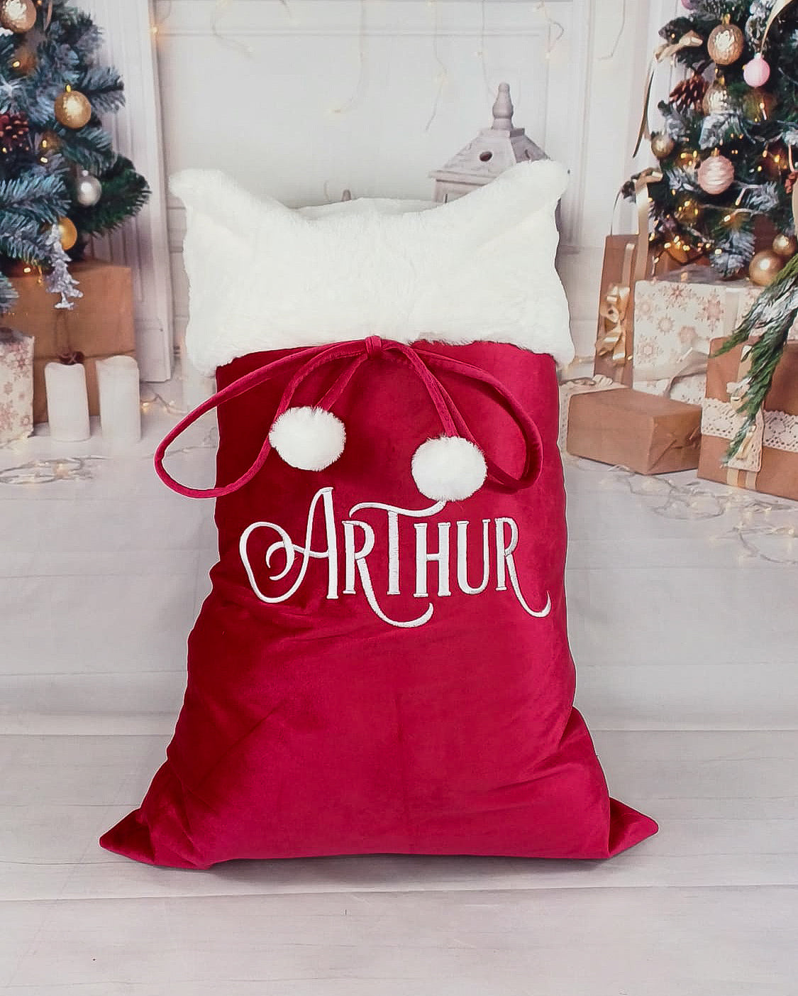 Velour Christmas Sack