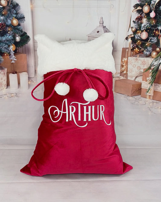 Velour Christmas Sack