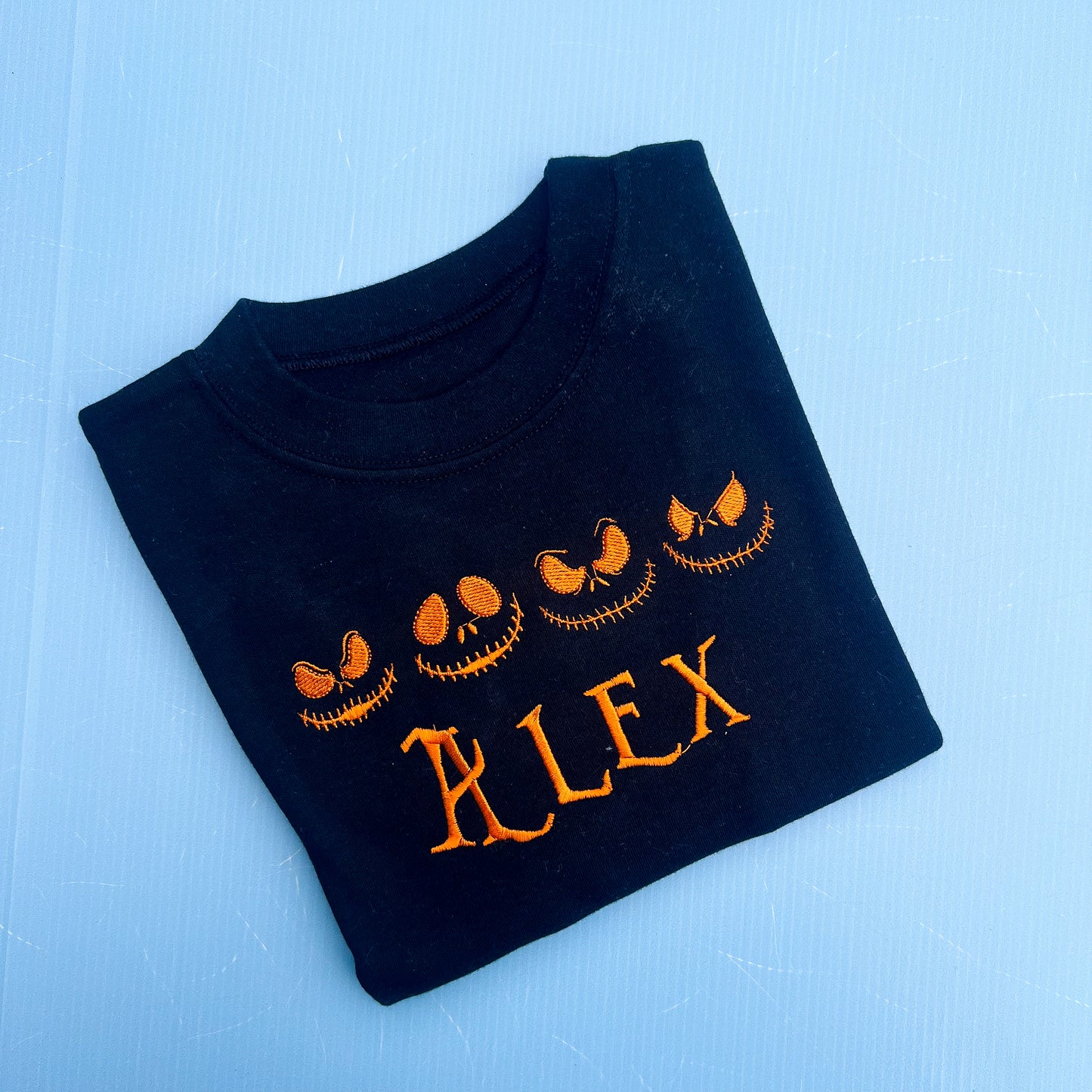 Orange Faces halloween Design