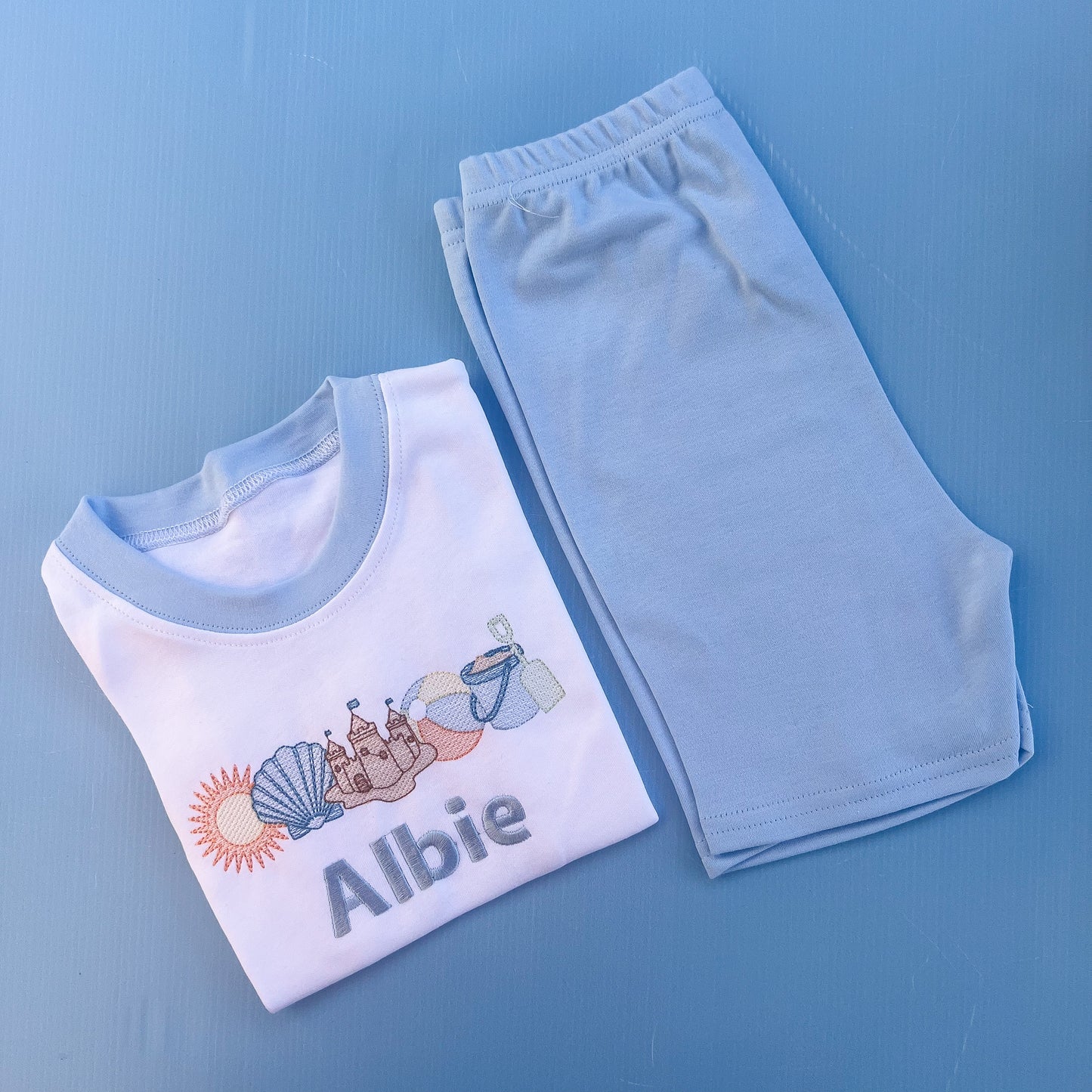 Beach Short Set | Pyjamas | T-Shirt