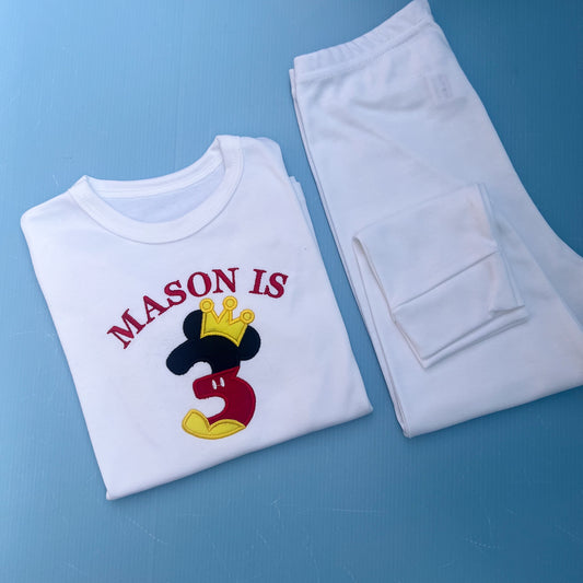 Mickey Mouse Number Design