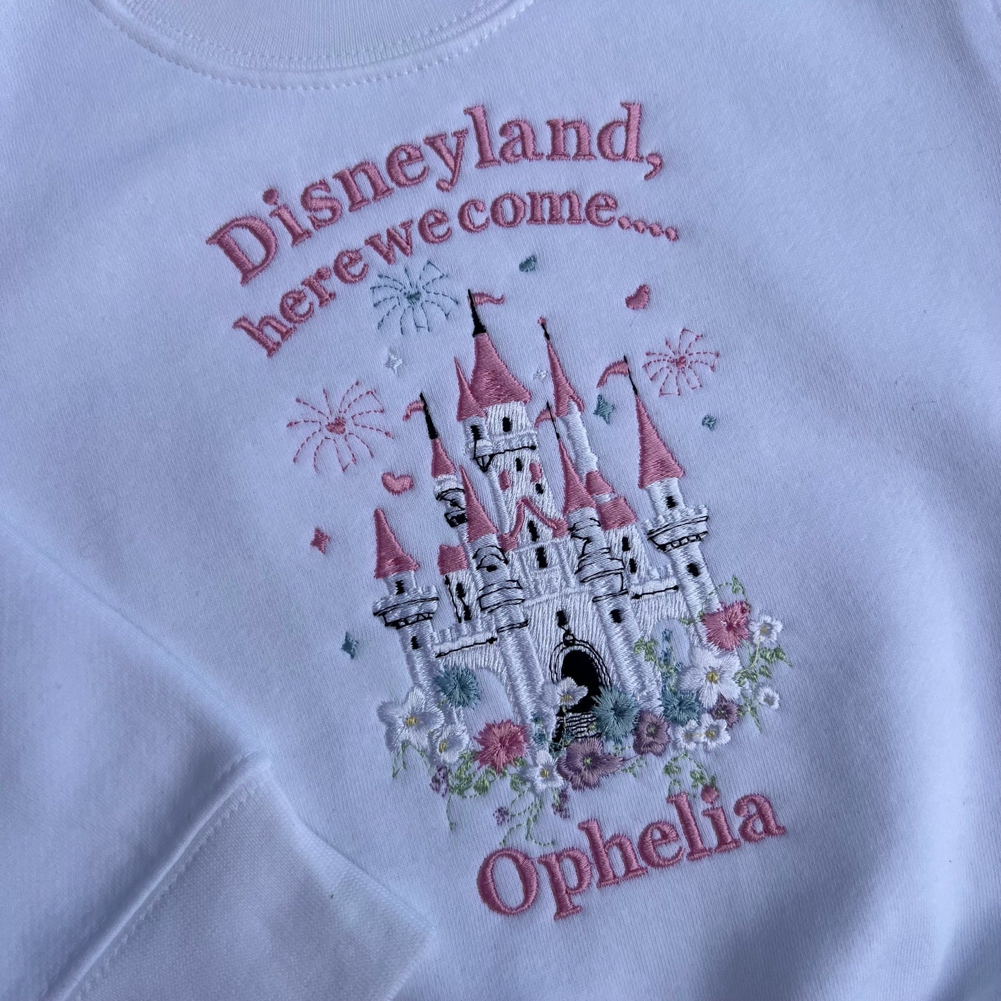 Disneyland Here We Come Castle