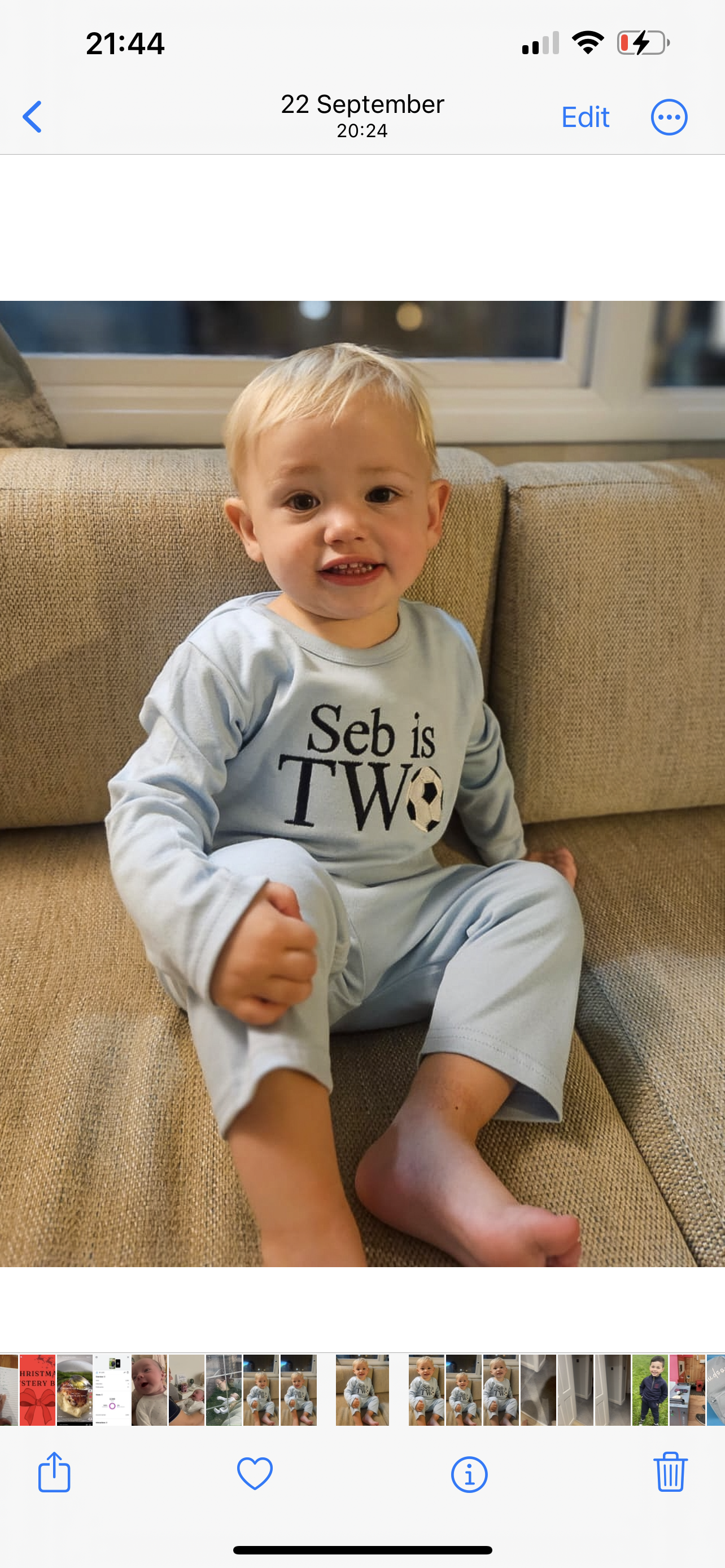 Football Birthday Pyjamas