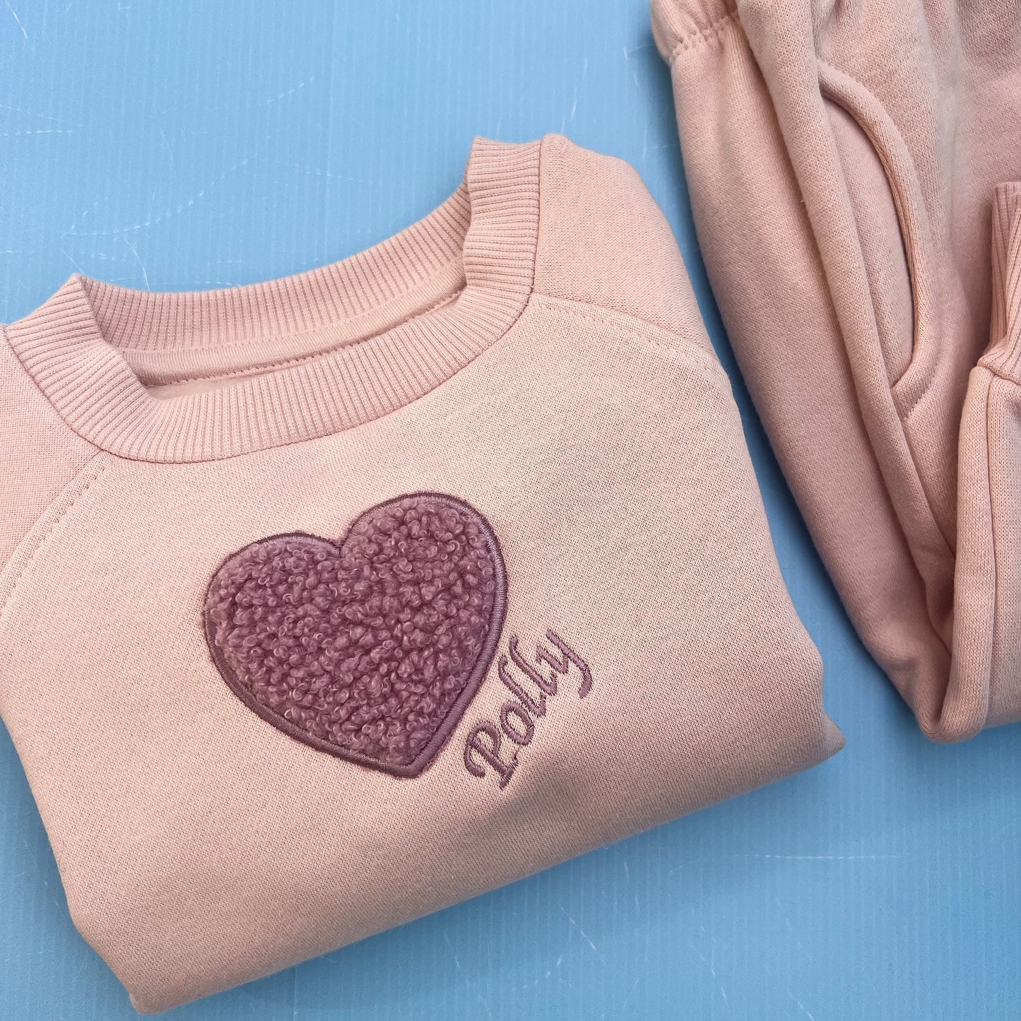 Pink Tracksuit with Teddy Heart/Star