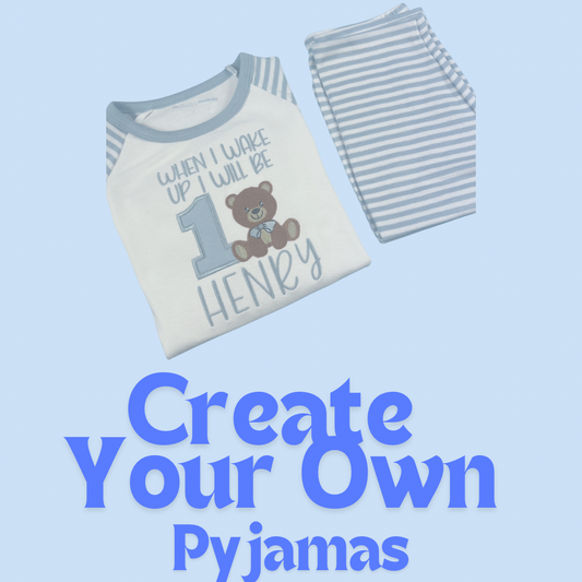 Create Your Own Birthday PJ