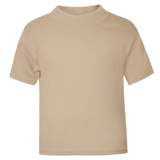 Taupe T-shirt with side name