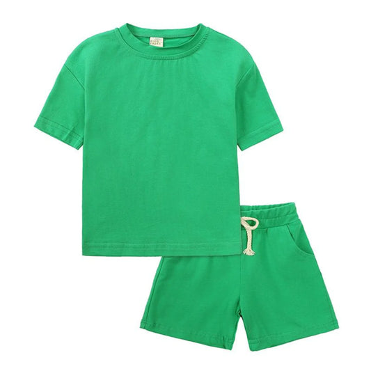 Emerald Green Short and Tee set