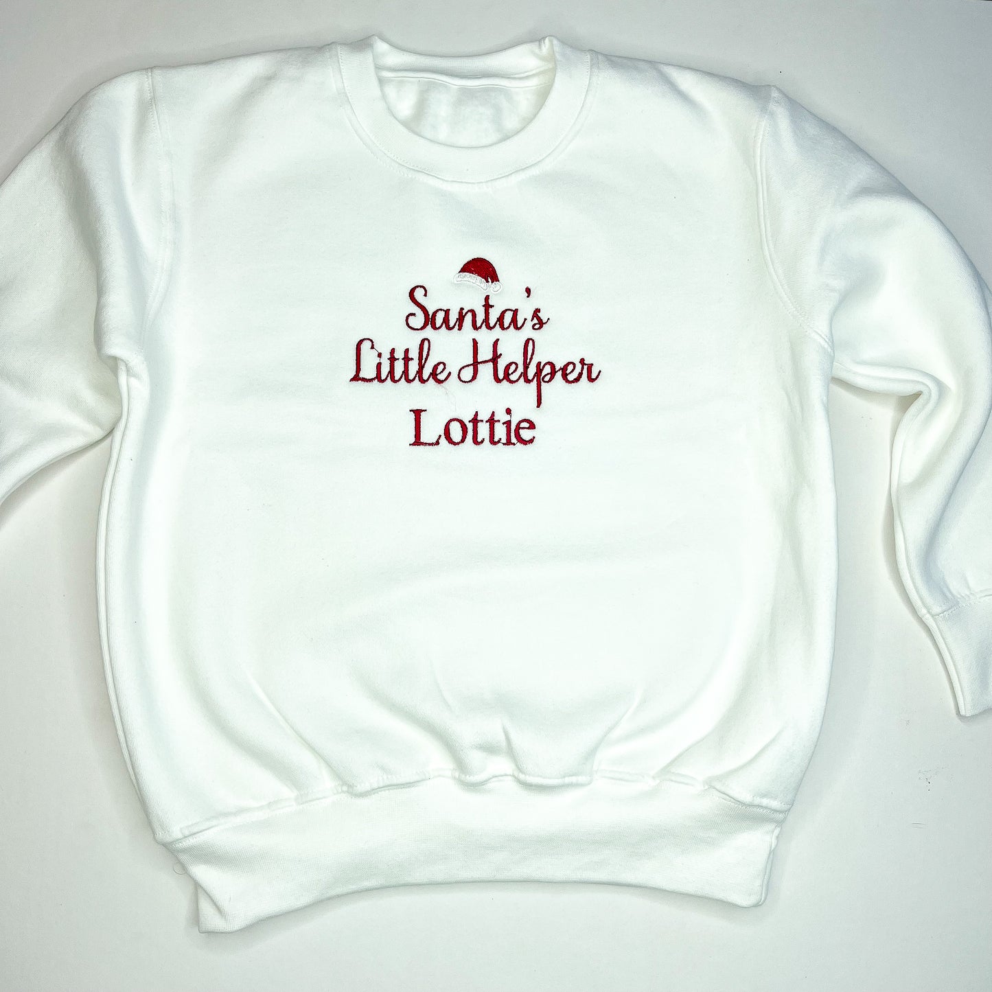 Santas Little Helper Sweatshirt