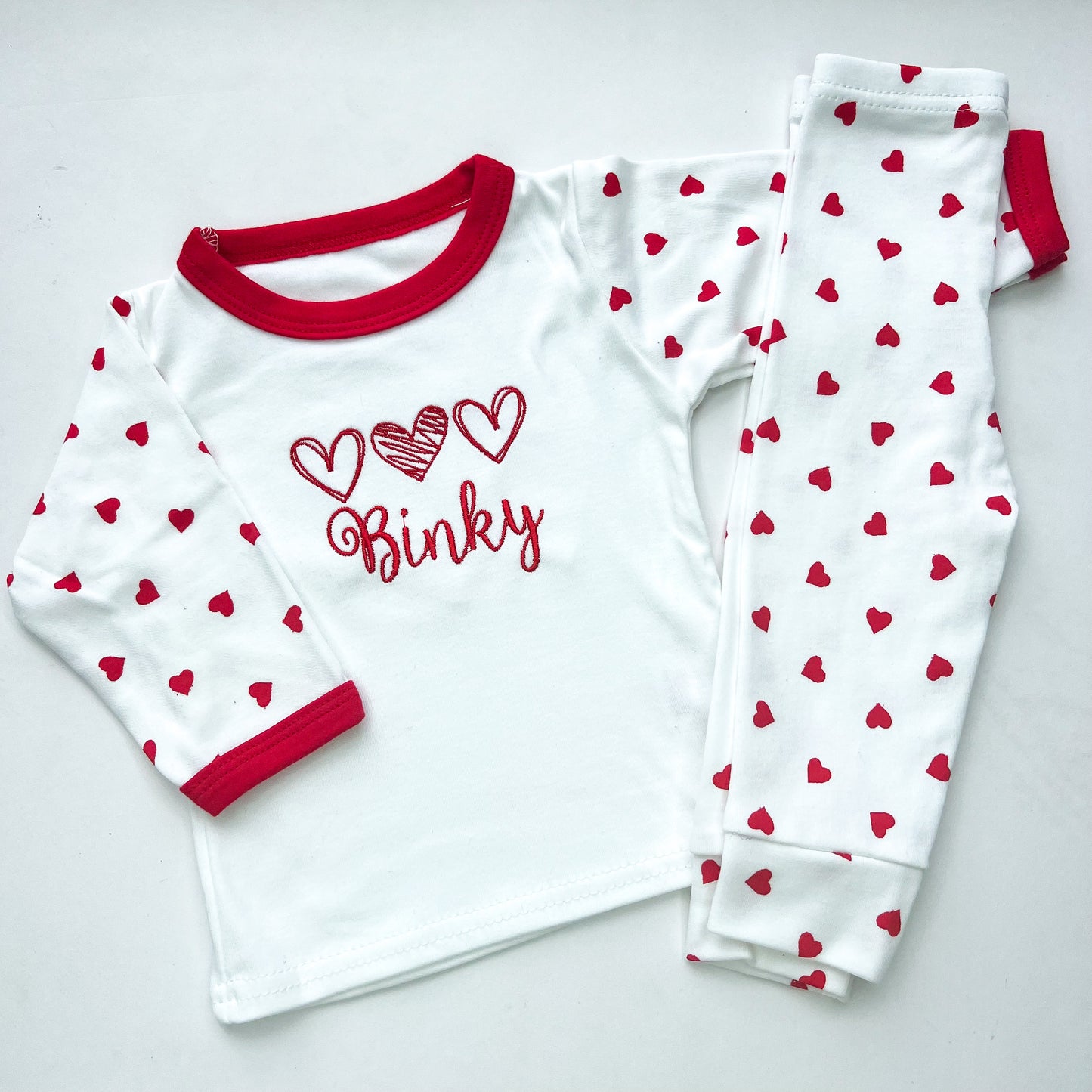 Heart Valentines pyjamas