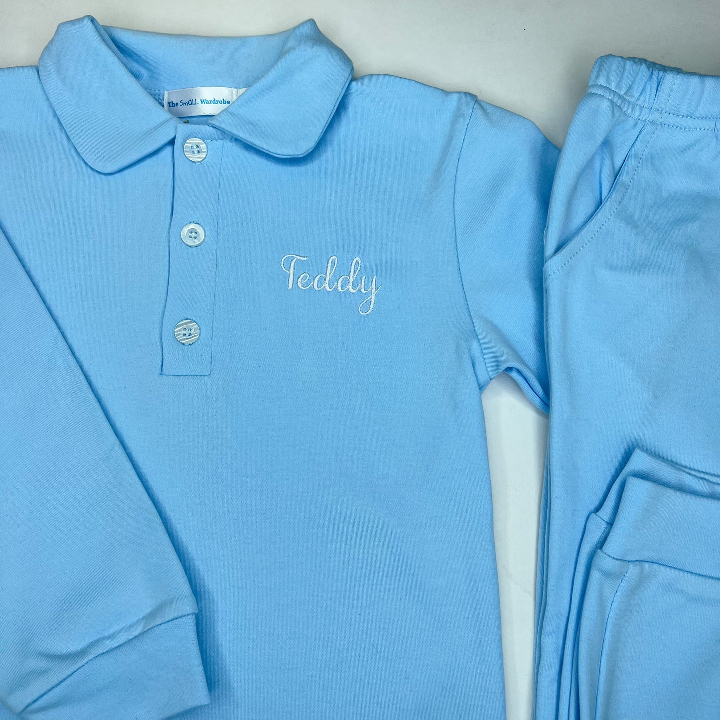 Boys Blue Collared Tracksuit